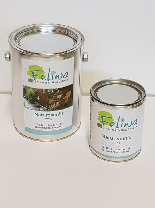 Feliwa Naturzaunöl 2,5 L Weidenzaunöl Holzöl Gartenmöbel Öl 